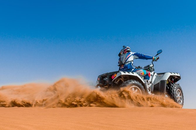 Classic Dubai Desert Safari with BBQ Dinner and Camp activities - Arabic hospitality before the BBQ