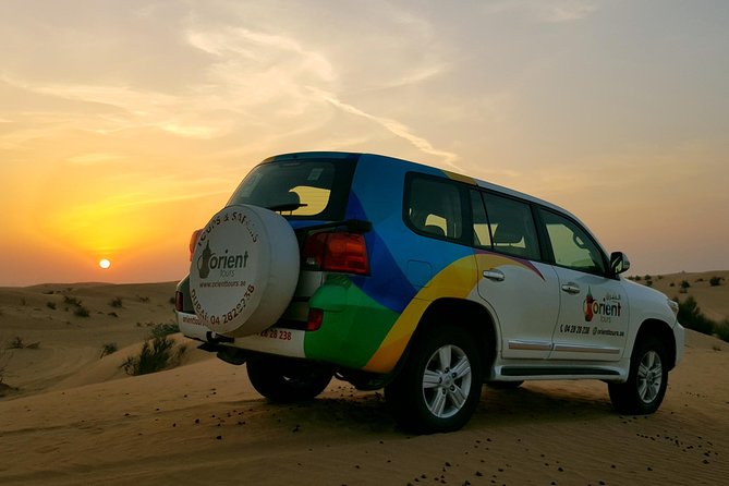 Classic Dubai Desert Safari with BBQ Dinner and Camp activities - The camel farm and the first camel ride