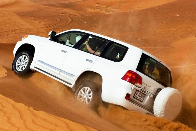 Combo Dubai City Tour and 4X4 Desert Safari with Dinner - Palm Jumeirah, Atlantis, and the skyline drive
