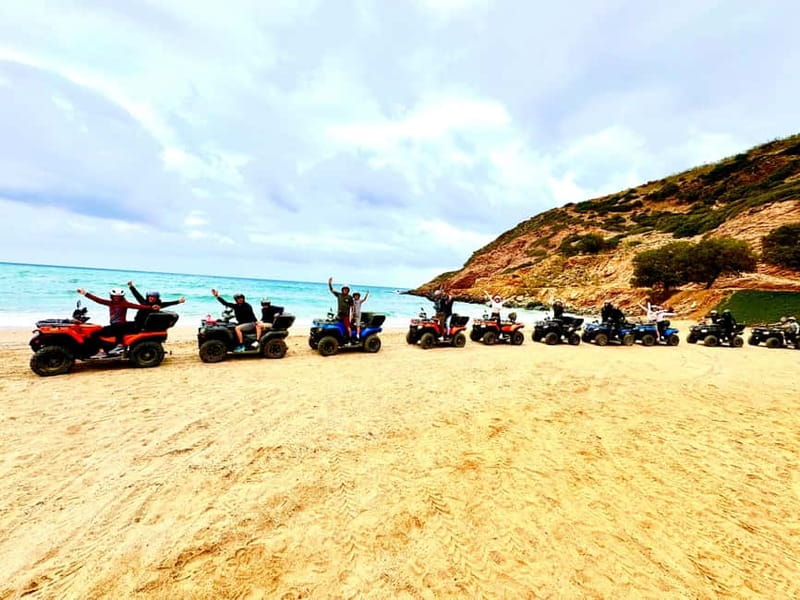 Crete: Quad Safari with Traditional Hidden Villages & Nature - First mountain tracks and high views above the coast
