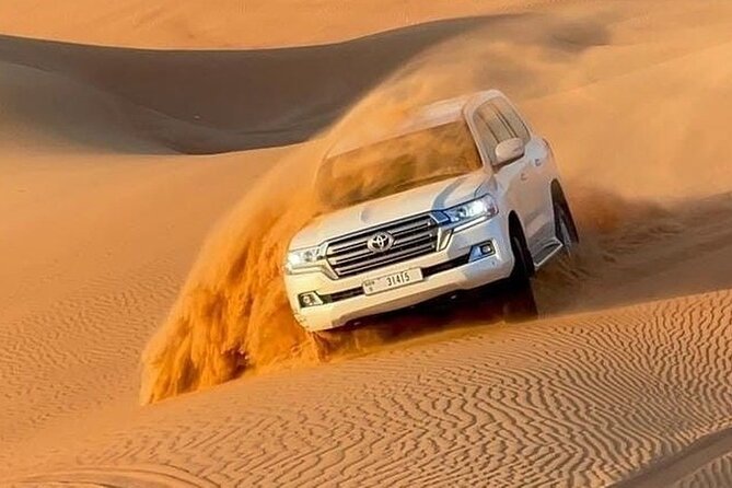 Desert Safari Abu Dhabi - Dune Bashing in a Land Cruiser