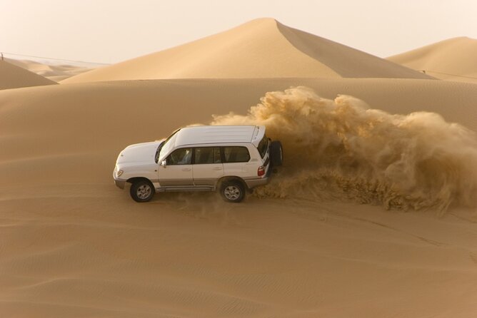 Desert Safari Abu Dhabi w/ Sand Boarding, Camel Ride & BBQ Dinner - Sand boarding and the short camel ride