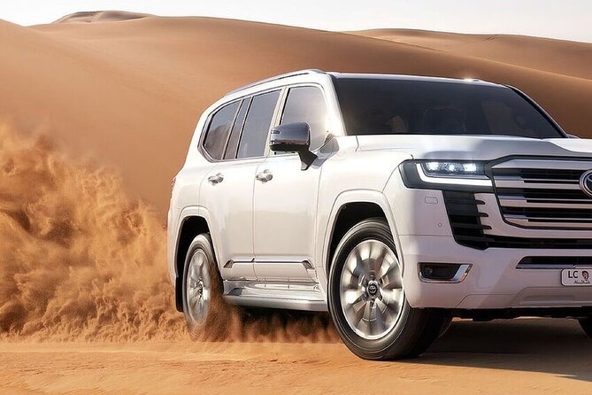 Desert Safari Dubai Sand Bashing, Camel Ride, Shows, Live BBQ - A six-hour route from Dubai to the Lahbab dunes
