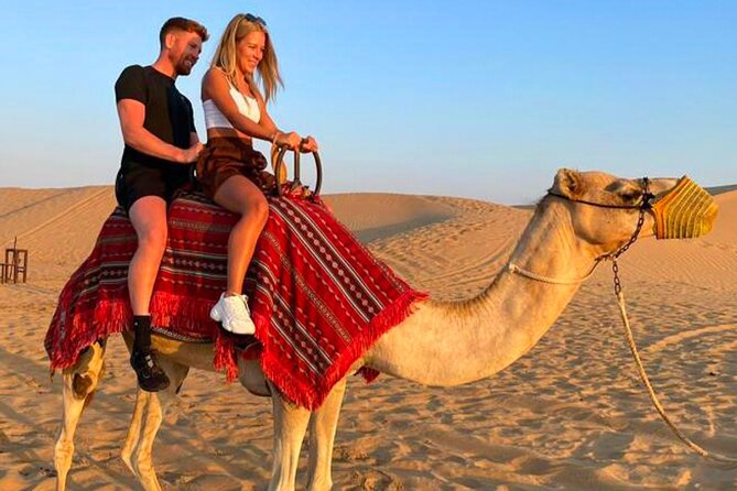 Desert Safari Dubai Tour with Dune Bashing, Camel Ride, & BBQ - A full evening in the Dubai desert