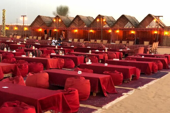 Desert Safari Dubai with BBQ Dinner & Camel Ride - The Bedouin-style camp changes the mood