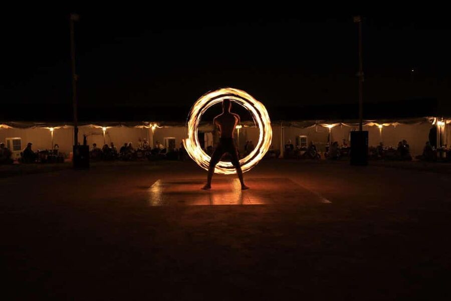 Desert Safari Dubai with Camel Ride, Sandboarding & Dinner - Three Hours at the Al Aweer Camp