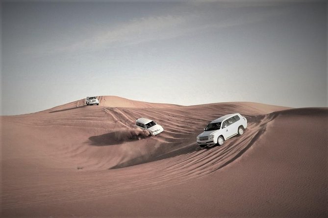 Desert Safari – Morning, Afternoon, Sunrise & Sunset Options - The main event: dune bashing over the ridges