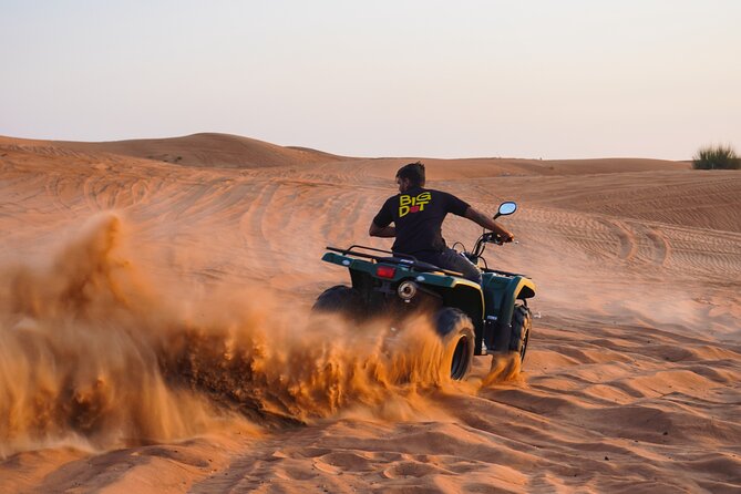 Desert Safari, Open Desert Quad Bike Experience with BBQ Dinner - Quad biking before the main desert run