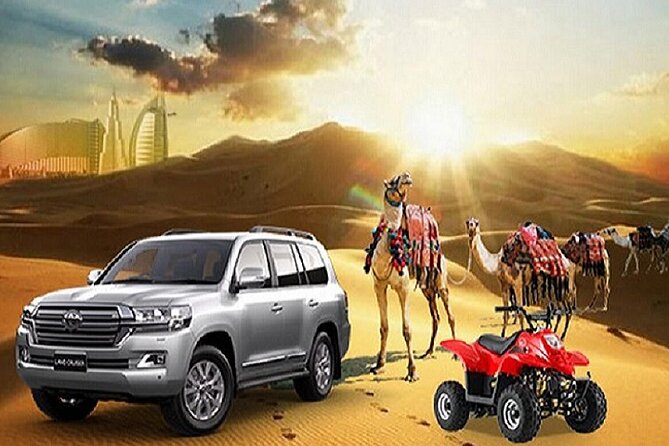 Desert Safari With BBQ Dinner, Quad Ride And And Sand-boarding - The 30-minute quad ride in a marked desert area