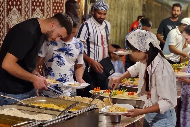 Desert Safari with Dune Bashing and Dinner In Dubai - A BBQ buffet with plenty of choice