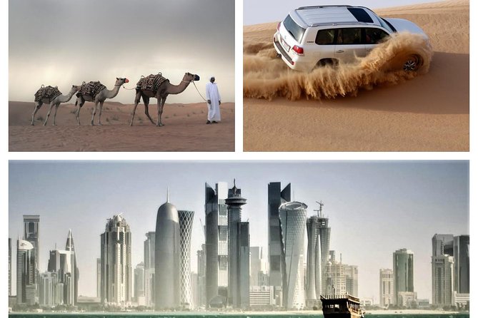 Doha Combo City And Half Day Desert Safari Tour No Hidden cost - Starting with Doha’s Corniche and Katara