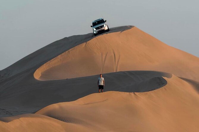 Doha: Desert Safari | Camel ride | Sand-boarding | Quad Biking - Reaching the inland sea