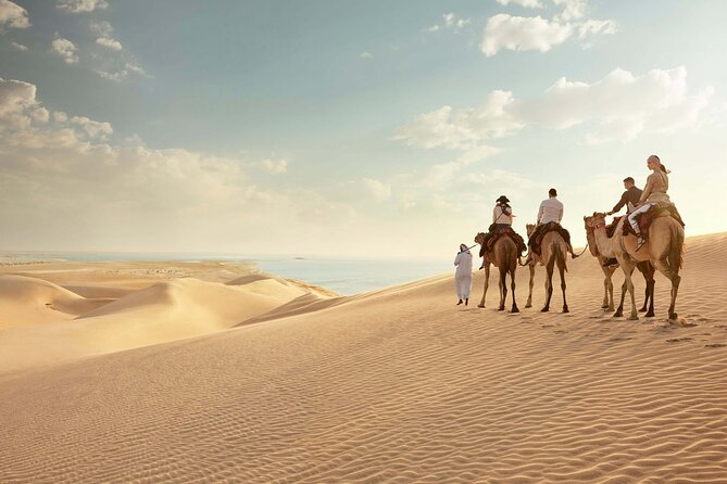 Doha Desert Safari Camel Ride, Sandboarding and Inland Sea - Khor Al Adaid, where sand meets inland water