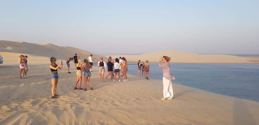 Doha; Desert safari, camel ride, sandboarding, Inland Sea - From Doha streets to open sand