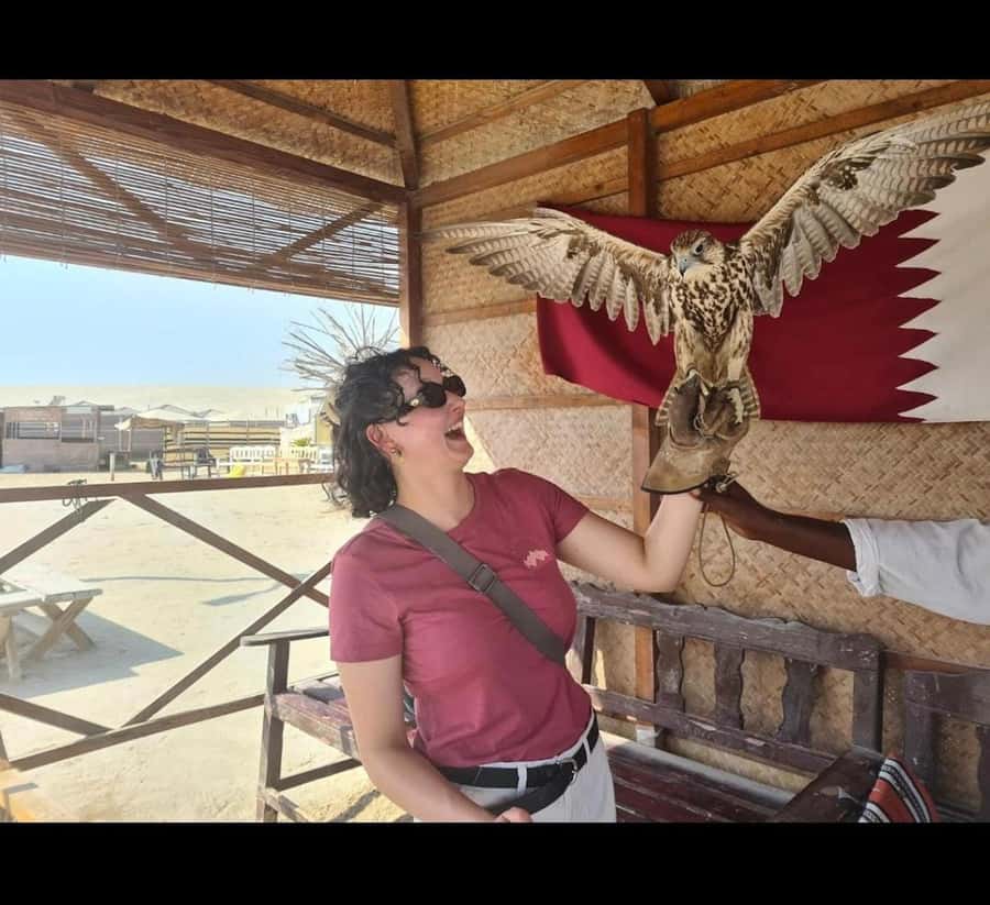Doha; Desert safari, camel ride, sandboarding, Inland Sea - The Inland Sea, where dunes meet water