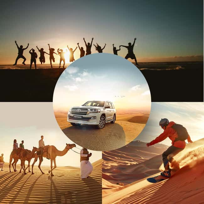 Doha: Desert Safari, Sandboarding, Camel Ride and Inland Sea - What dune bashing feels like