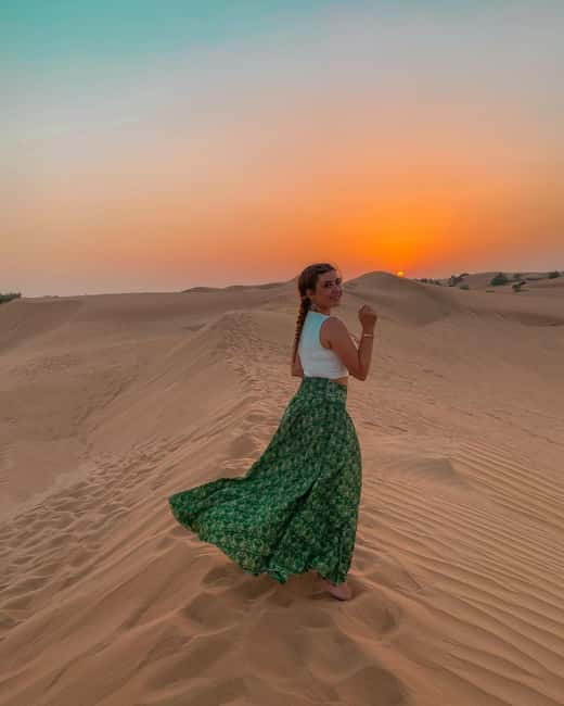 Doha: Desert Safari, Sandboarding, Camel Ride and Inland Sea - Sandboarding and the best photo stop