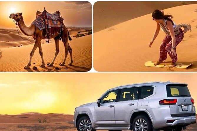 "Doha Desert : Safari, Sandboarding, Camel Ride & Inland Sea" - From Doha to the open desert