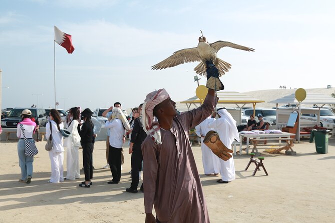 "Doha Desert : Safari, Sandboarding, Camel Ride & Inland Sea" - Tea and a short camel ride