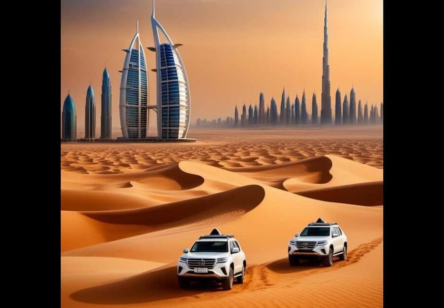 Doha: Desert Safari to the Inland Sea with All Activities - Khor Al Adaid, where desert meets sea