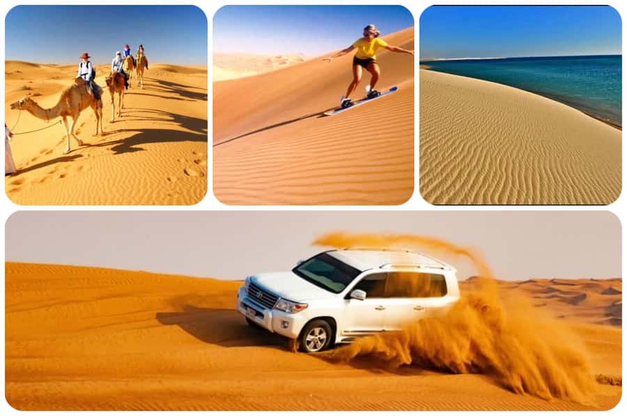 Doha: Desert Safari with Camel Ride Family Friendly Tour - Camels, falcons, and your first desert stop