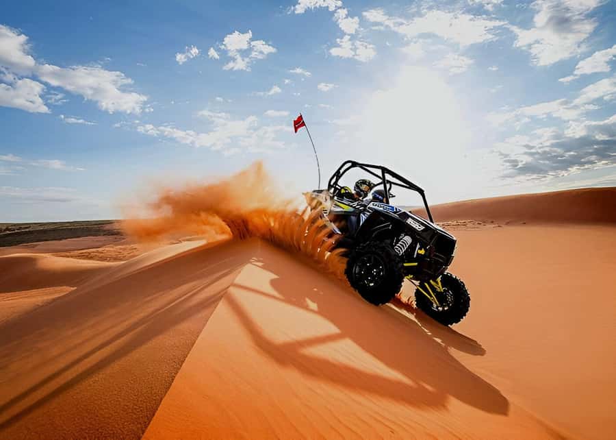 Doha: Desert Safari with Quad Bike, Sandboard & Camel Ride - Leaving Doha for the Qatar desert