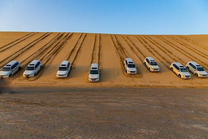 Doha Half Day Desert Safari Dune Bashing CamelRide & Sandboarding - Sealine Beach and the inland sea