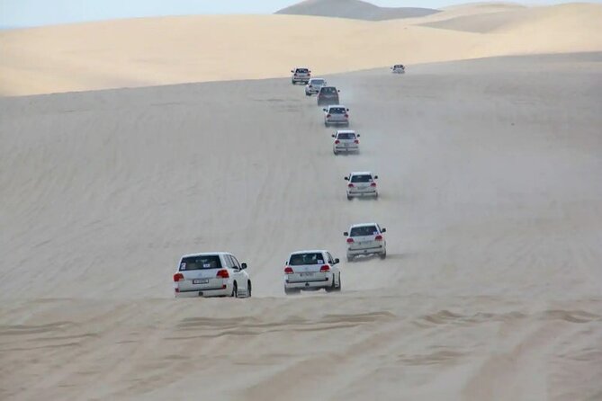 Doha Half Day Desert Safari Dune Bashing CamelRide & Sandboarding - What dune bashing actually feels like