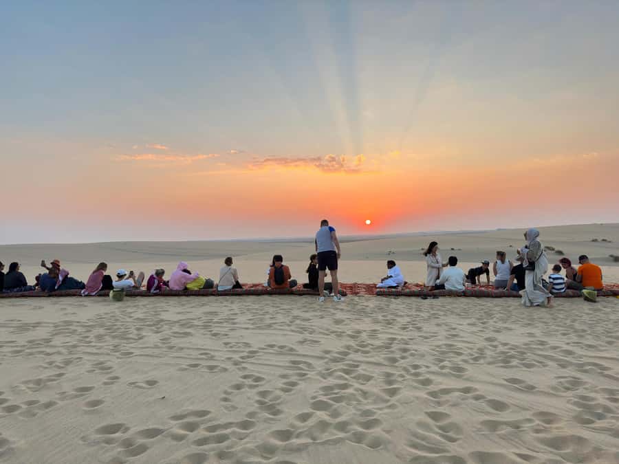 Doha: Half-Day Desert Safari, Quad Bike, Camels & Inland Sea - Camel riding and quad biking options