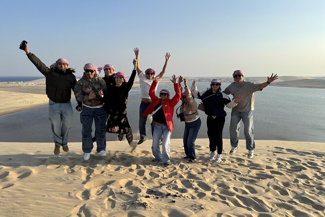 Doha: Luxury Desert Safari, Quad Bike & Sandboarding - The Inland Sea viewpoint and Saudi mountains