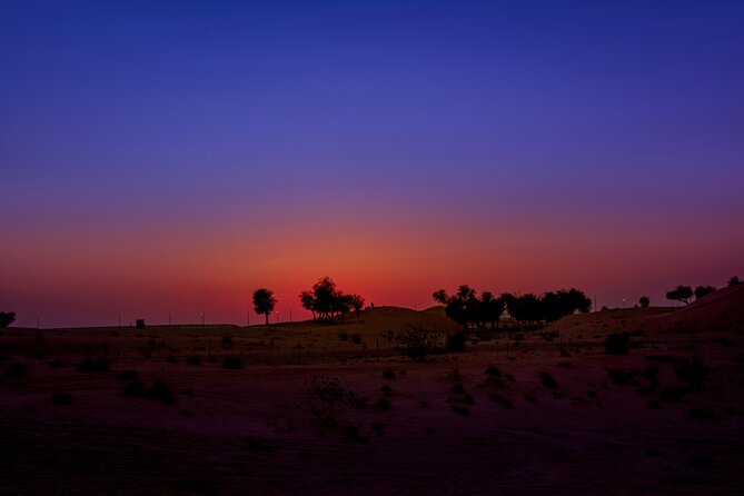 Doha Night Desert Safari Adventure - The road from Doha and the stadium sights
