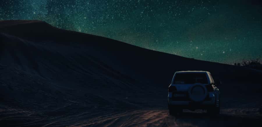 Doha: Night Desert Safari with Stargazing & Camel Ride - Dune bashing after dark