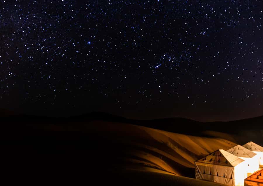 Doha: Night Desert Safari with Stargazing & Camel Ride - Stargazing in a dark desert