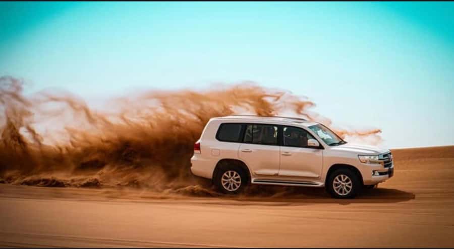Doha: Relax Desert Safari, Camel Ride, Inland Sea, Swimming - Mesaieed: the first taste of the dunes