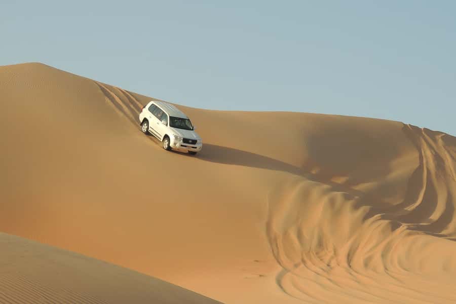 Doha Safari: ATV Ride, Dune Bashing, & Sandboarding Fun - The Mesaieed stop: quad bikes and a safety briefing
