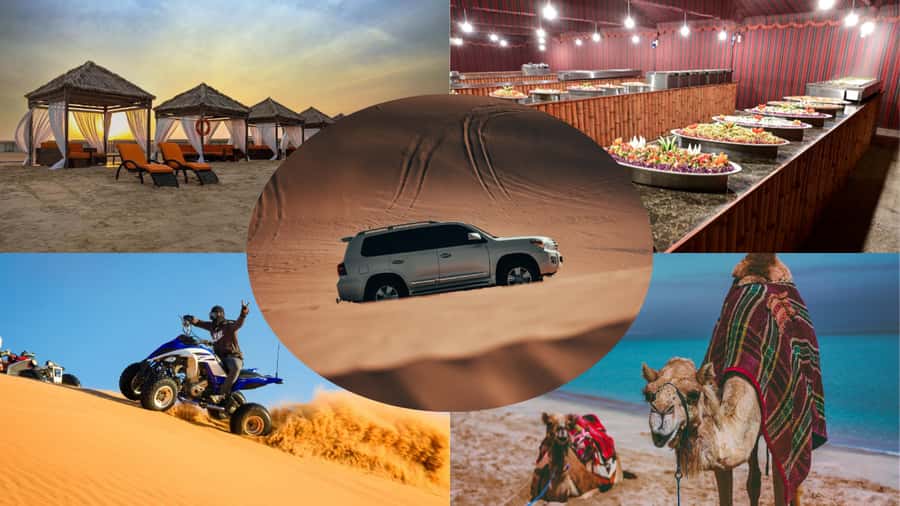 Doha:Safari Tour with Lunch/Dinner in Desert by the Sea Side - Khor Al Udaid Beach and the first desert views
