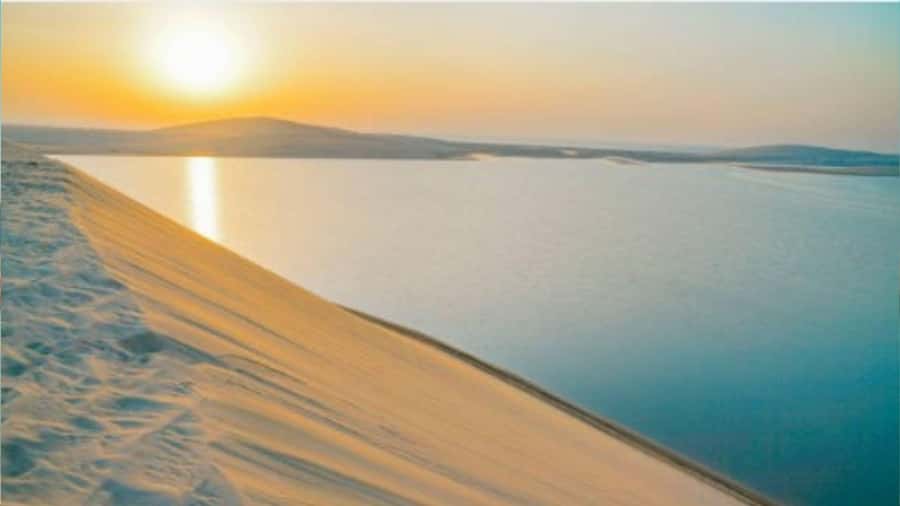 Doha :Sunrise/ Sunset Desert Safari CamelRide & Sandboarding - From Doha to the first dunes
