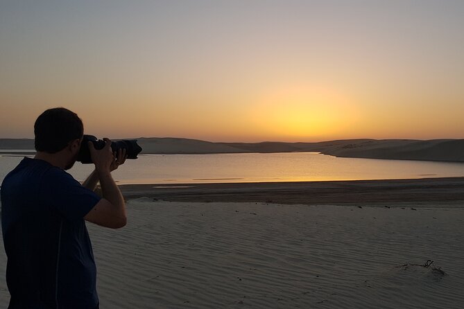Doha: Sunrise /Sunset Desert Safari with Sand Boarding,Camel ride - Dune bashing in an air-conditioned 4x4