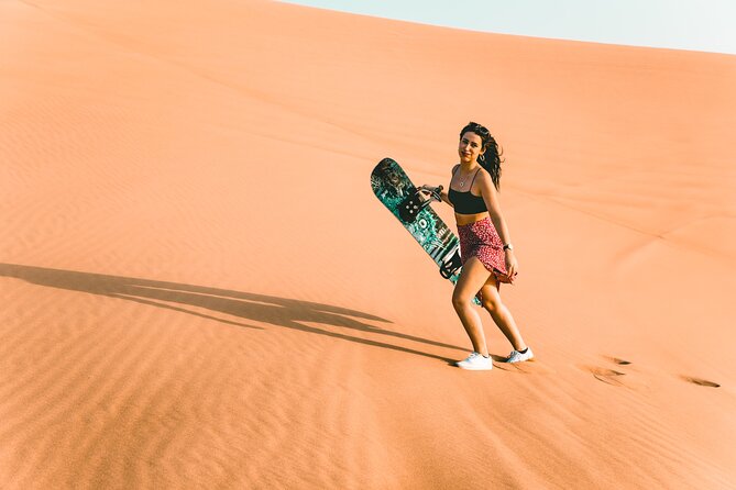 Doha: Sunset Desert Safari, Camels, Sandboarding & Inland Sea - Dune bashing: the loud, fast centerpiece