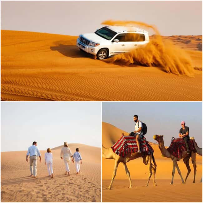 Doha: Transit Desert Safari , CamelRide, Sandboarding - Who will enjoy this trip most