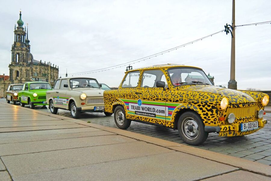 Dresden: 2 hour 15-Minute Trabi Safari - Crossing the Blue Wonder on the Elbe