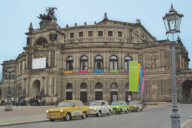 Dresden Live-Guided Self-Drive Trabi Safari City XXL Tour 2h15min - Lingnerschloss and the best view