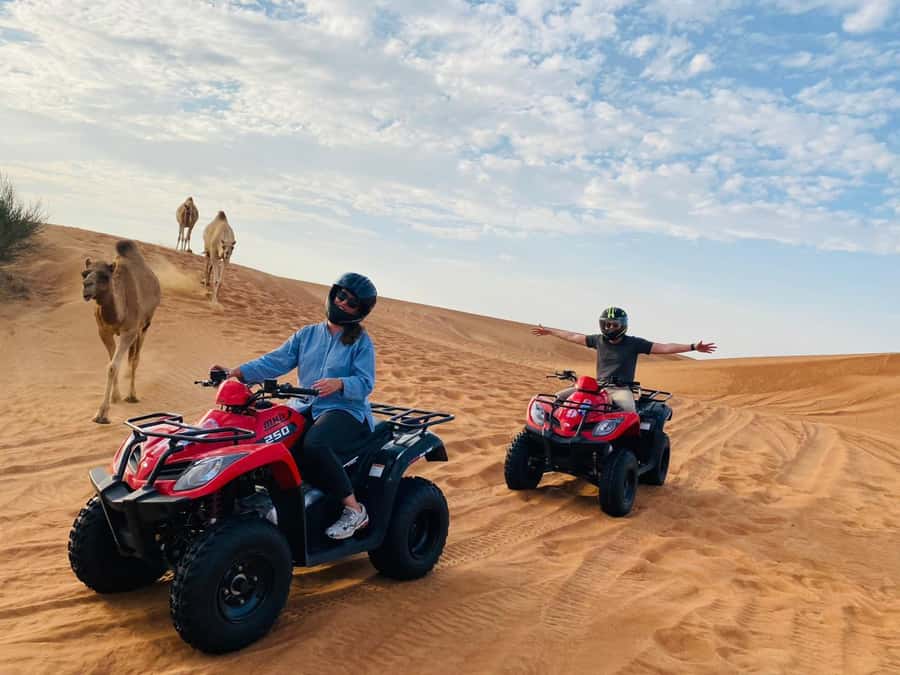 Dubai: Adventure Quad Bike Safari, Camel Ride & Refreshment - Key points to know before you book