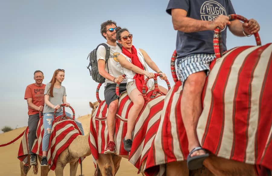 Dubai: Adventure Quad Bike Safari, Camel Ride & Refreshment - A brief camel ride with a traditional feel