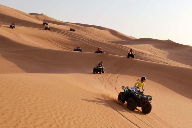 Dubai: Adventure Quad Bike Safari, Camel Ride & Refreshments - Tea, coffee, dates, and a welcome break