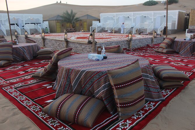 Dubai Afternoon Desert Safari and BBQ Dinner - Camel riding and sandboarding are short add-ons