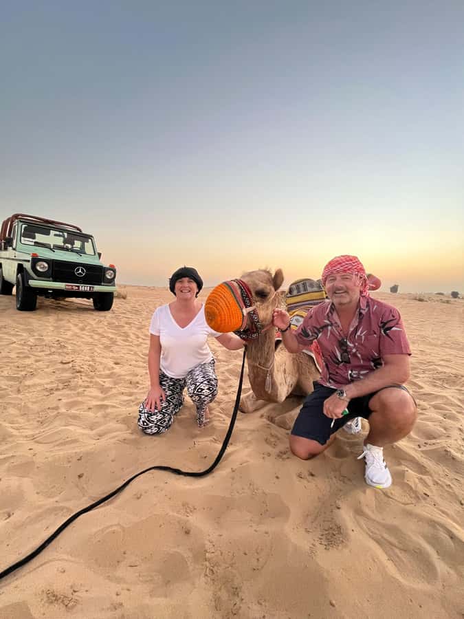 Dubai: Al Marmoom Oasis Safari, Animal Spotting & Breakfast - The 1980s G-Class safari