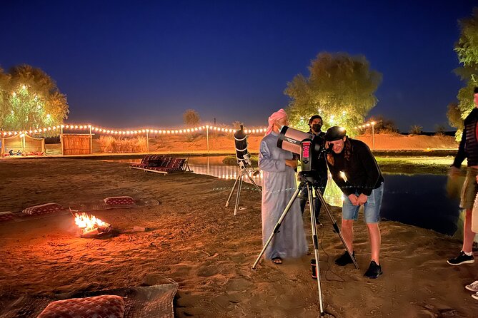 Dubai: Al Marmoom Oasis Vintage Safari: Camels, Stargazing & Meal - The camel ride is brief, but easy to fit into the evening