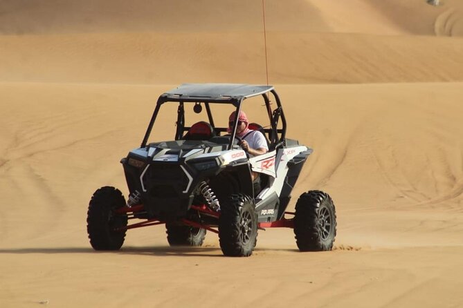 Dubai Buggy Tour in red sands and Desert Safari - Getting ready at the Lahbab buggy center