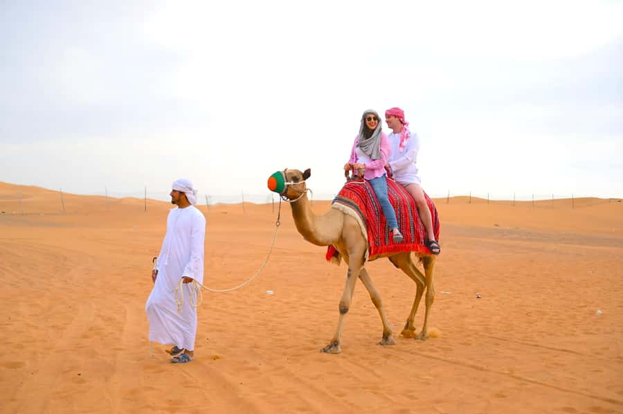 Dubai City Tour and Desert Safari Full-Day Combo - Dune bashing and sandboarding on the Lahbab dunes